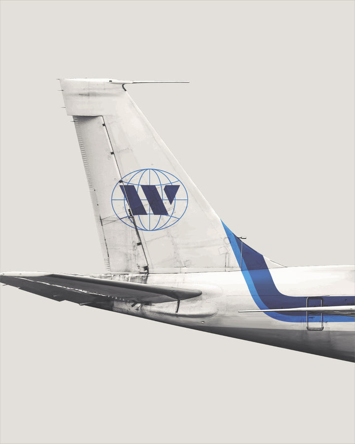 Worldways Canada Boeing 707 Tail Livery wall art print