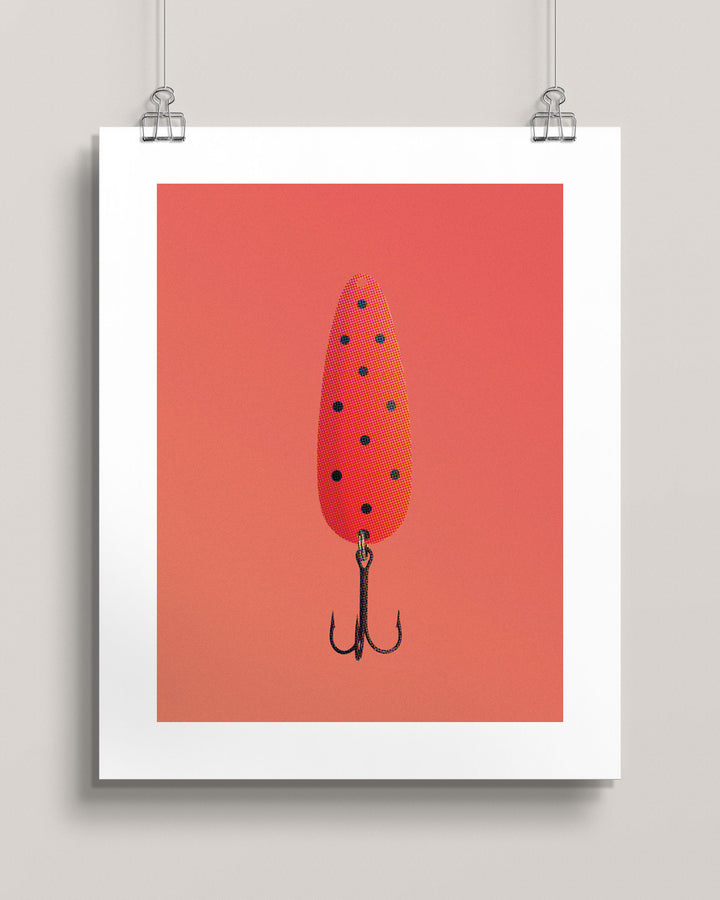 'Lucky Strike' Fishing Lure wall art