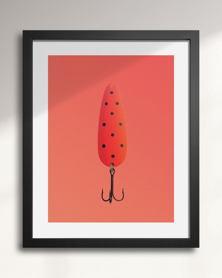 'Lucky Strike' Fishing Lure wall art