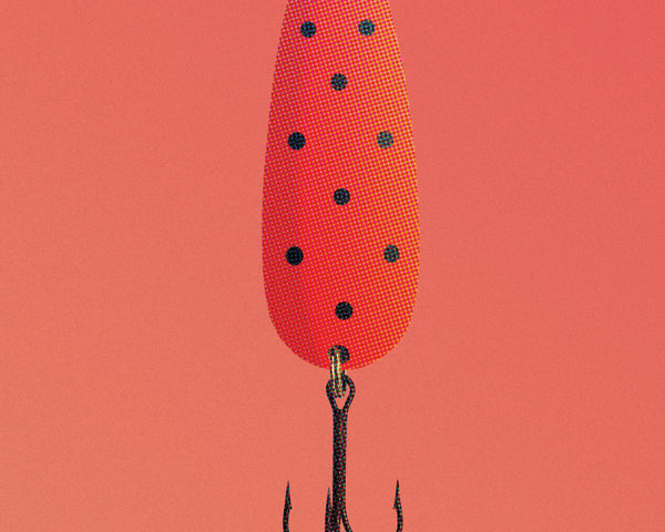 'Lucky Strike' Fishing Lure wall art
