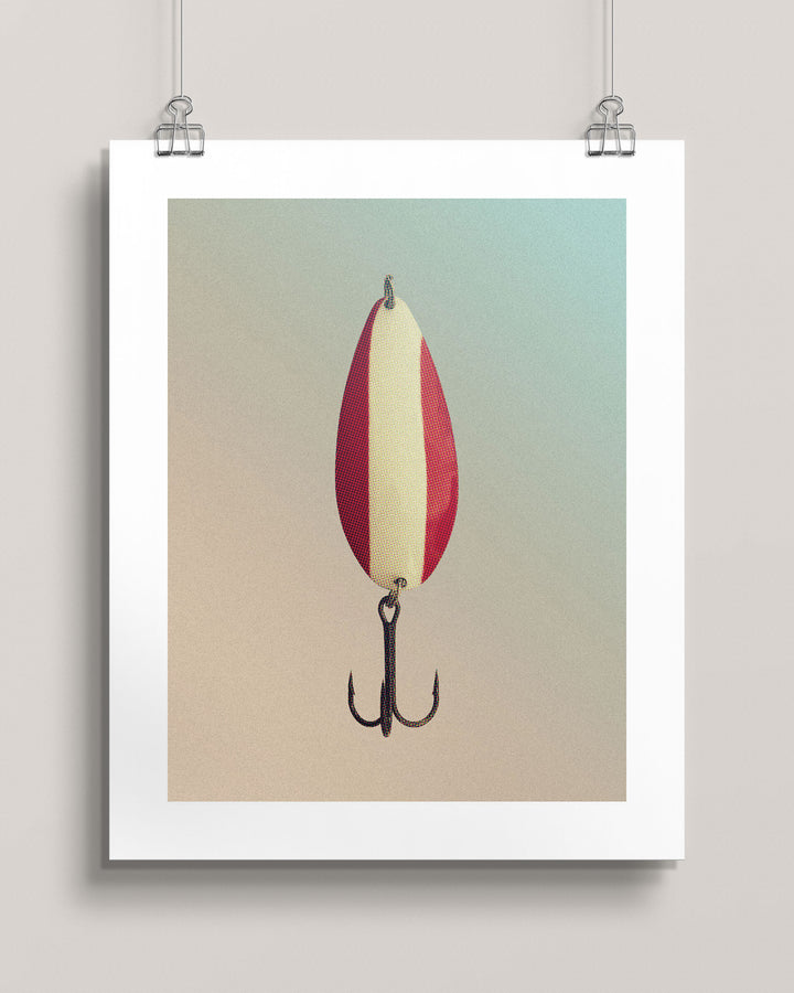 'The Red Devil' Fishing Lure wall art