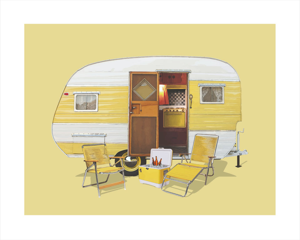 1956 Jewel Camping Trailer