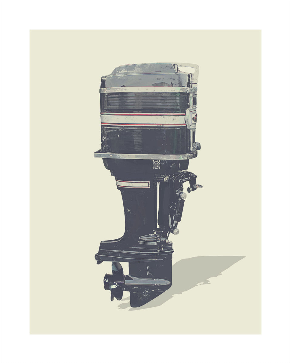 1960s 110HP Vintage Outboard Motor