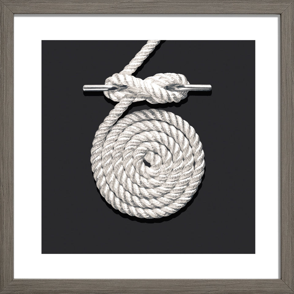 Coil and Hitch Rope Knot Art Print