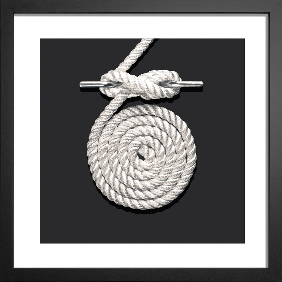 Coil and Hitch Rope Knot Art Print