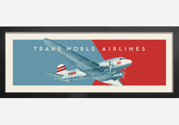 Douglas DC-3: Vintage TWA Ticket