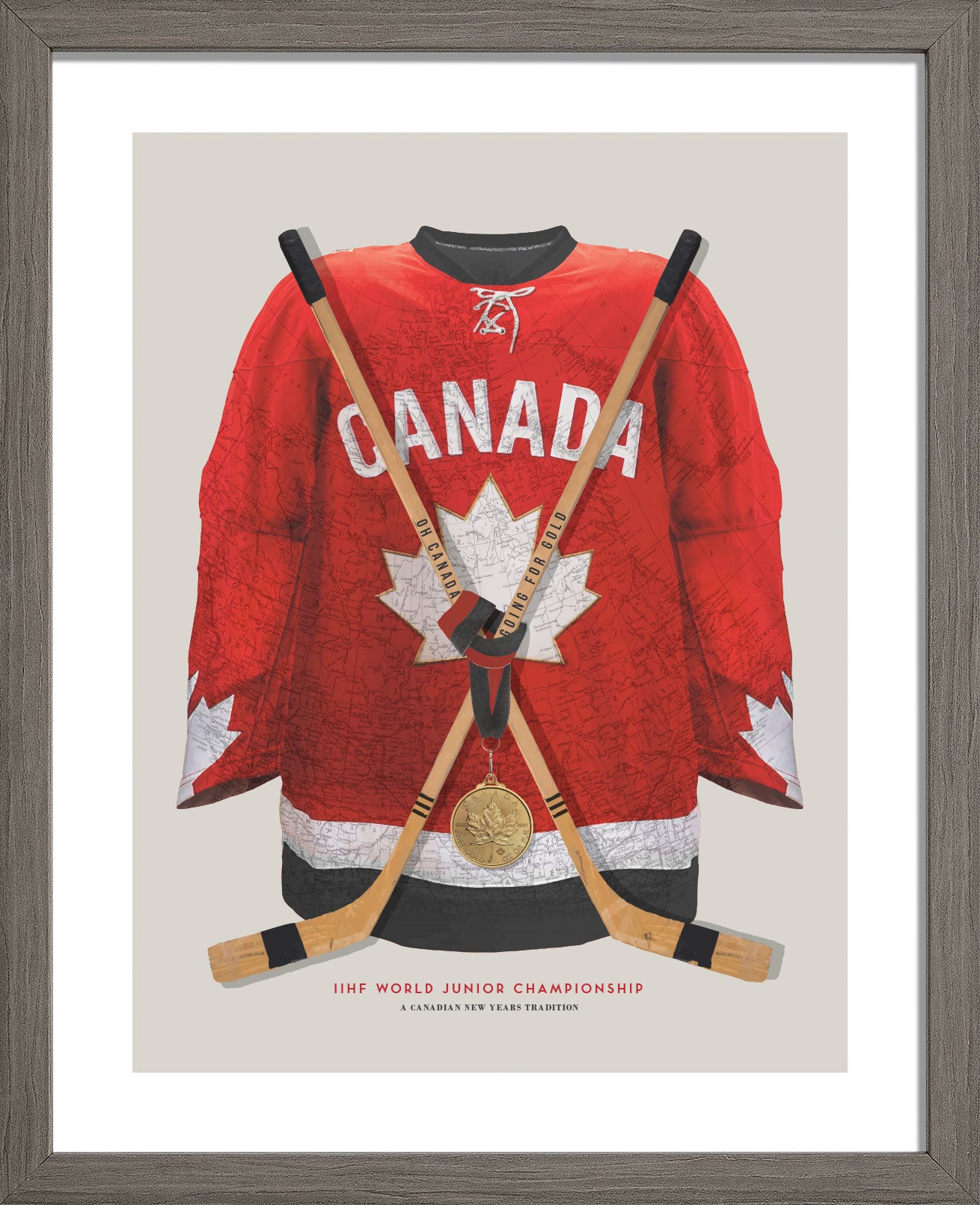 Canada Hockey Jersey (1955 World Championship) by Massimo on Dribbble