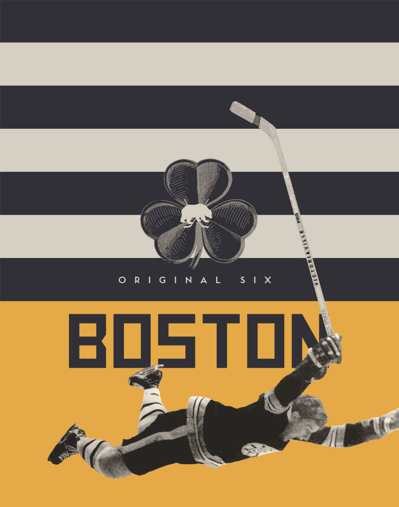 Greeting Card: NHL Original Six-Boston Bruins