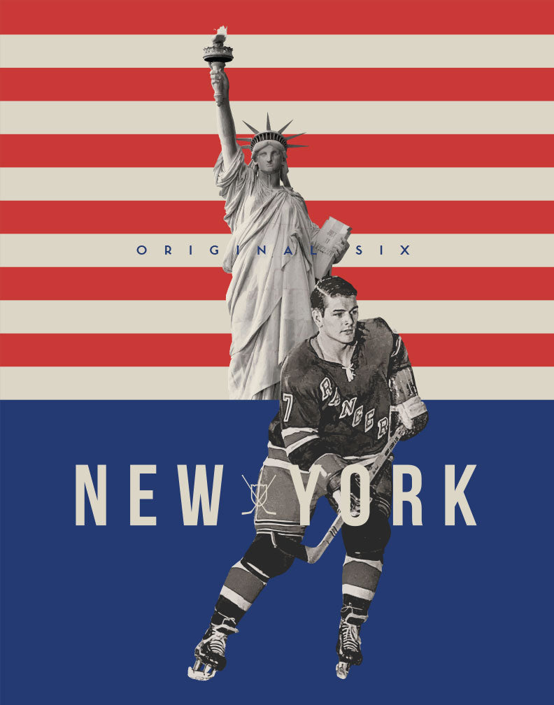 Greeting Card: NHL Original Six-New York Rangers