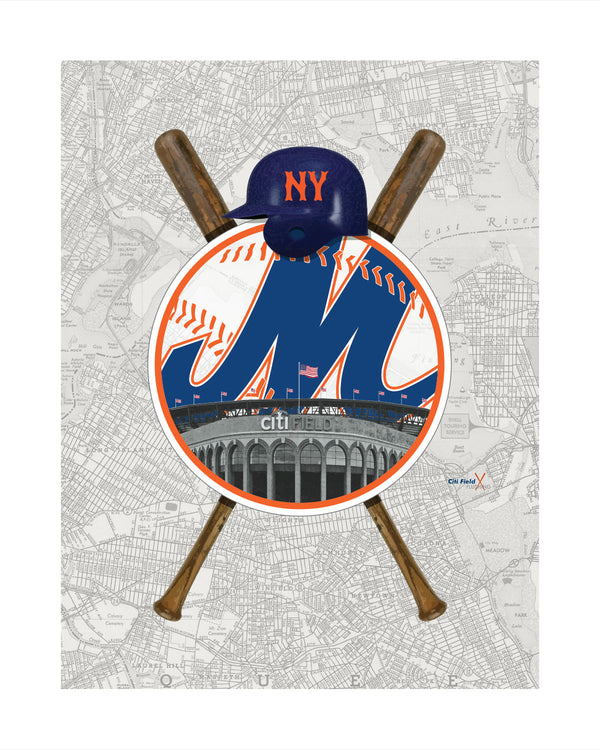 New York Mets-Inspired Baseball