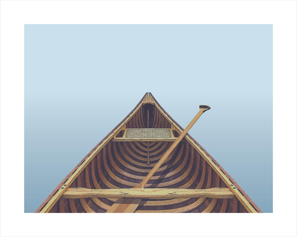 Morning Paddle Cedar Strip Canoe
