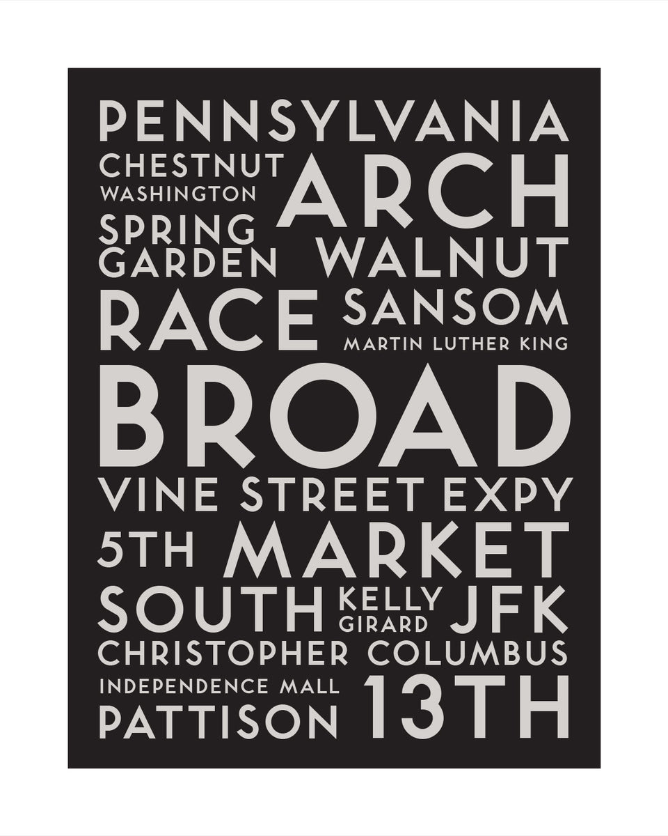 Philadelphia City Streets