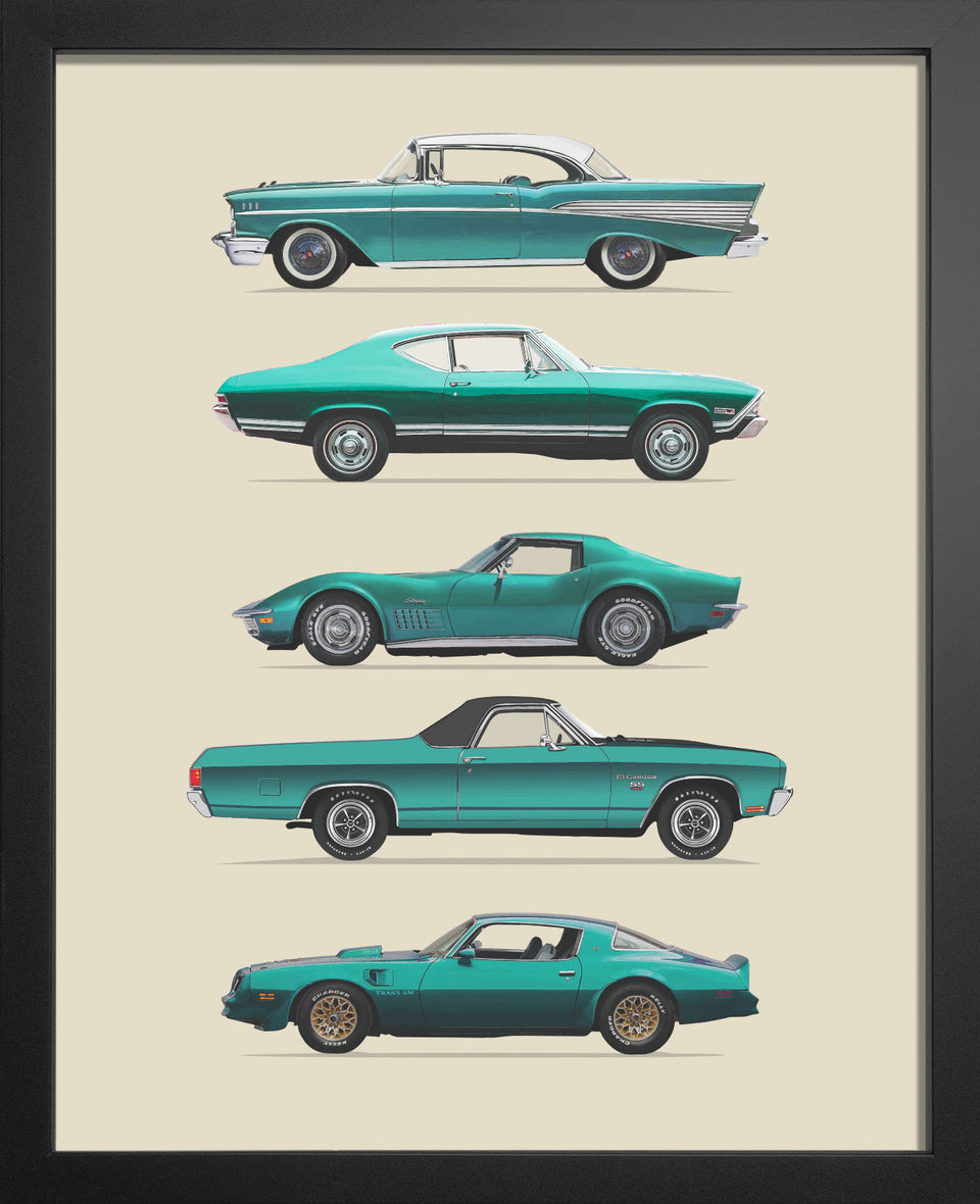 Vintage General Motors Muscle Cars