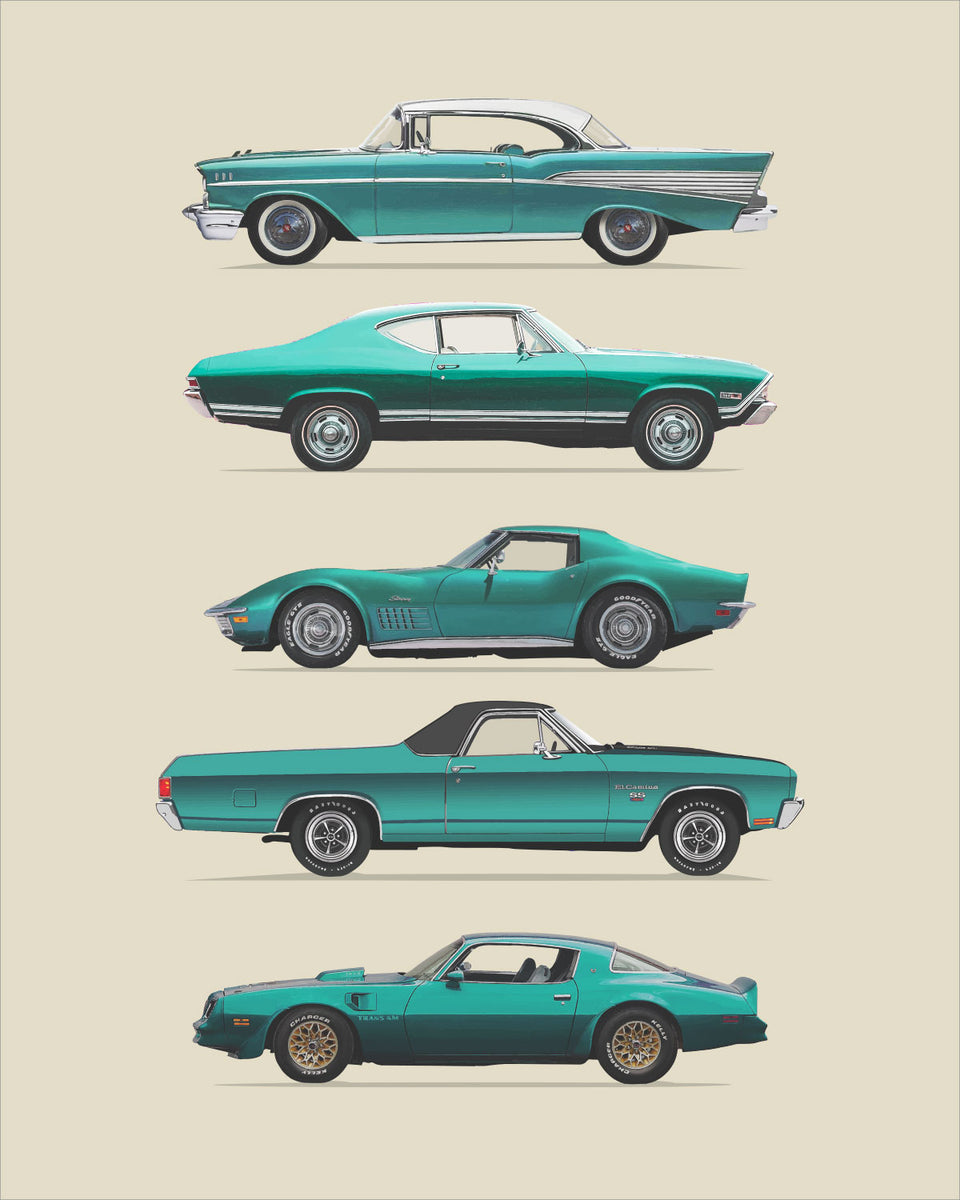 Vintage General Motors Muscle Cars