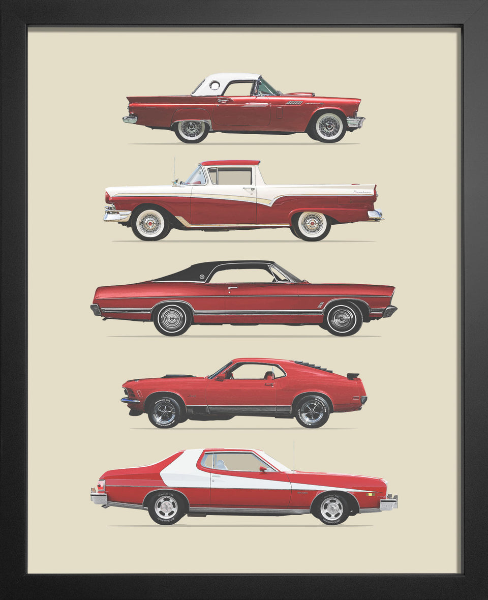 Vintage Ford Motor Company Muscle Cars