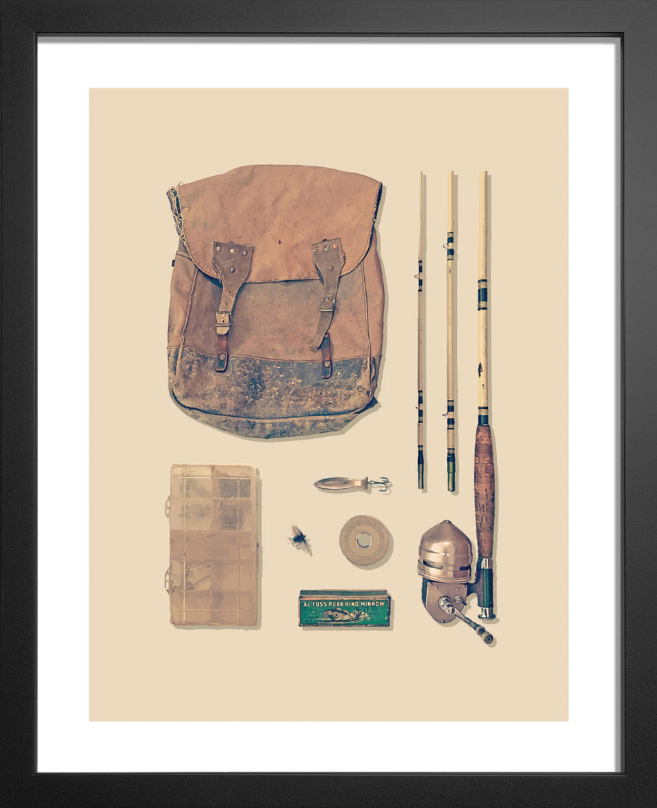 Vintage Fishing Kit