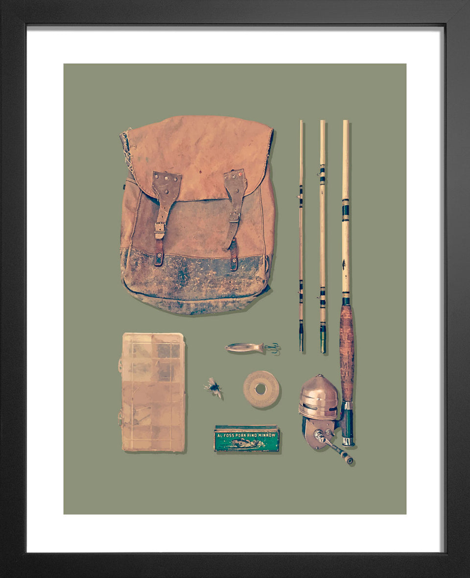 Vintage Fishing Kit
