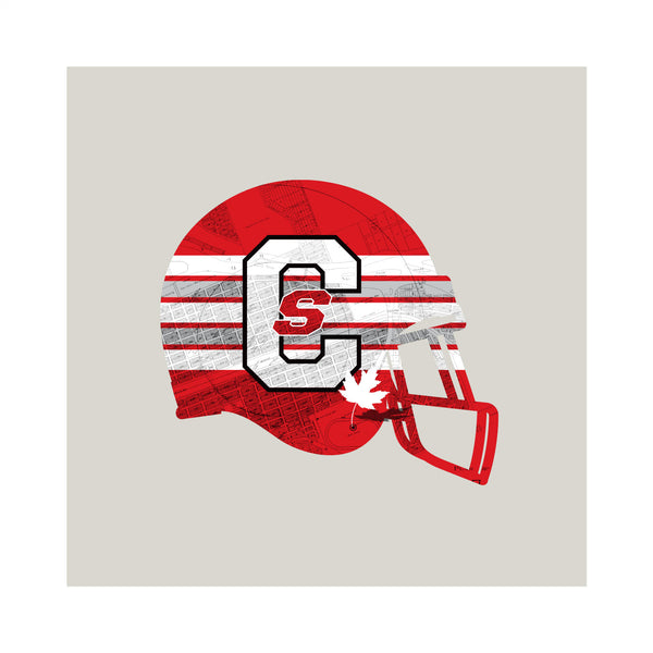 Calgary Stampeders-Inspired Football