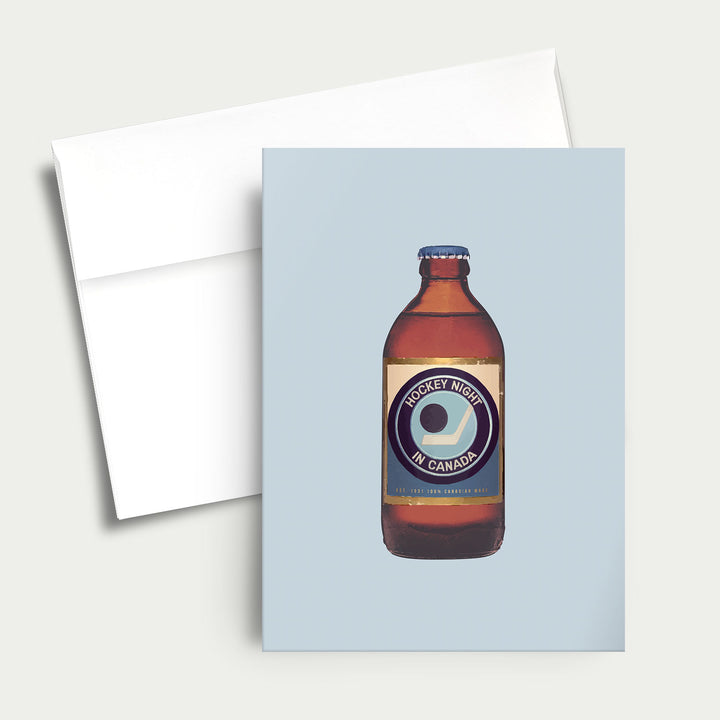 Greeting Card: Hockey Night Stubby