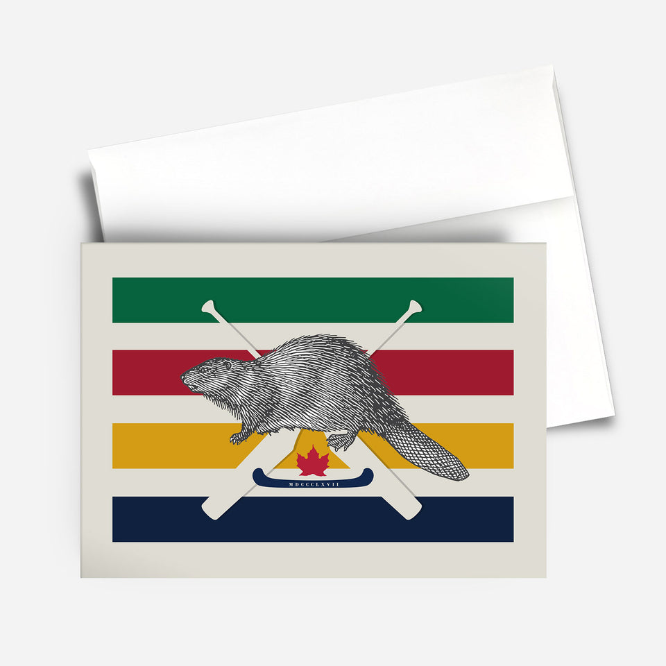 Greeting Card: 1867 Hudson Bay Beaver