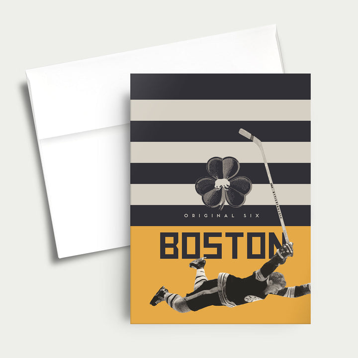 Greeting Card: NHL Original Six-Boston Bruins