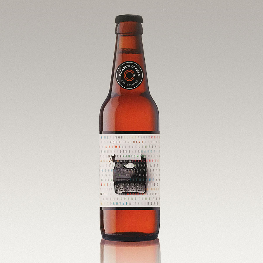 'Rhyme with No Reason' Collective Arts Beer Label